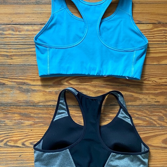 Nike Blue and Gray Sports Bras - Picture 4 of 5